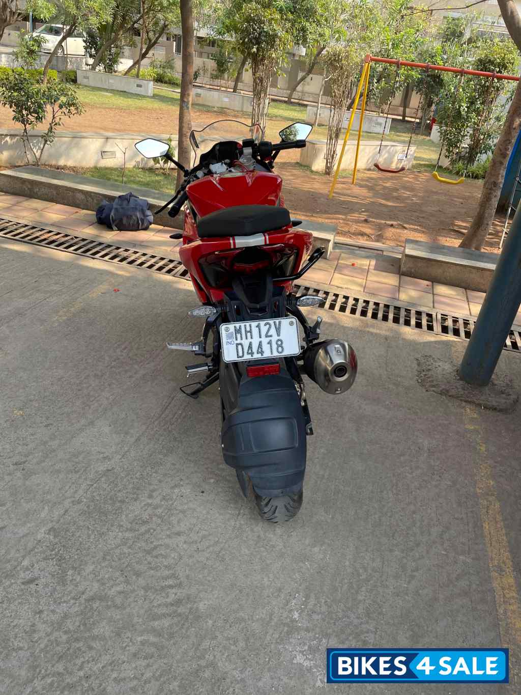 Racing Red TVS Apache RR 310