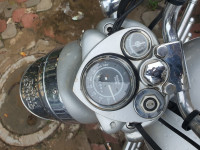 Silver Royal Enfield Bullet Electra