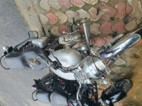 Silver Royal Enfield Bullet Electra