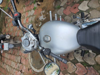 Silver Royal Enfield Bullet Electra