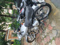 Silver Royal Enfield Bullet Electra