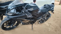 Black Yamaha YZF R15 V3 BS6