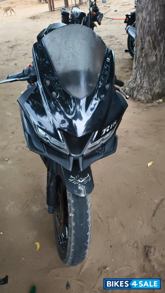 Black Yamaha YZF R15 V3 BS6