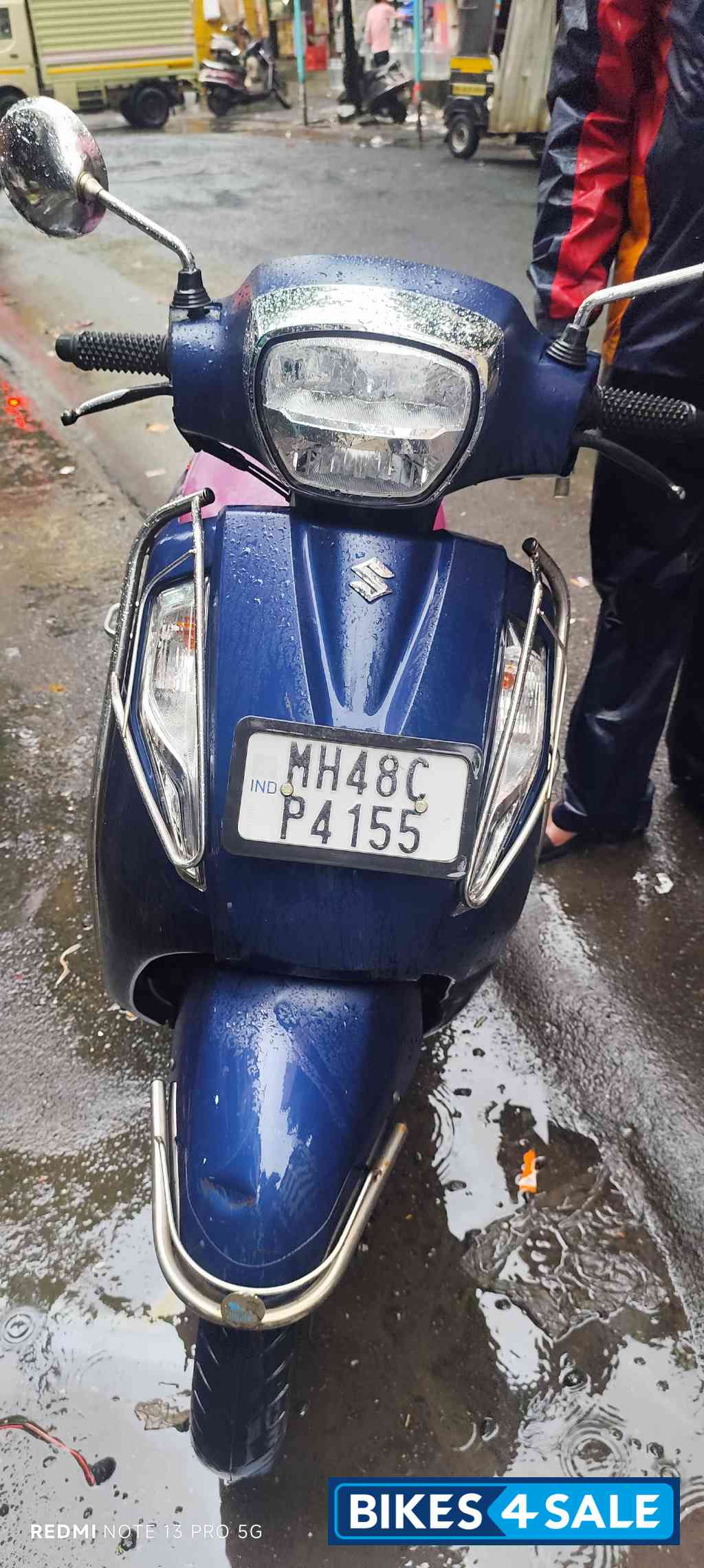 Blue Suzuki Access 125 Bluetooth Enabled