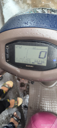 Blue Suzuki Access 125 Bluetooth Enabled