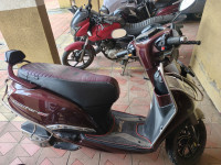 Maroon TVS Jupiter SmartXonnect Disc 2024