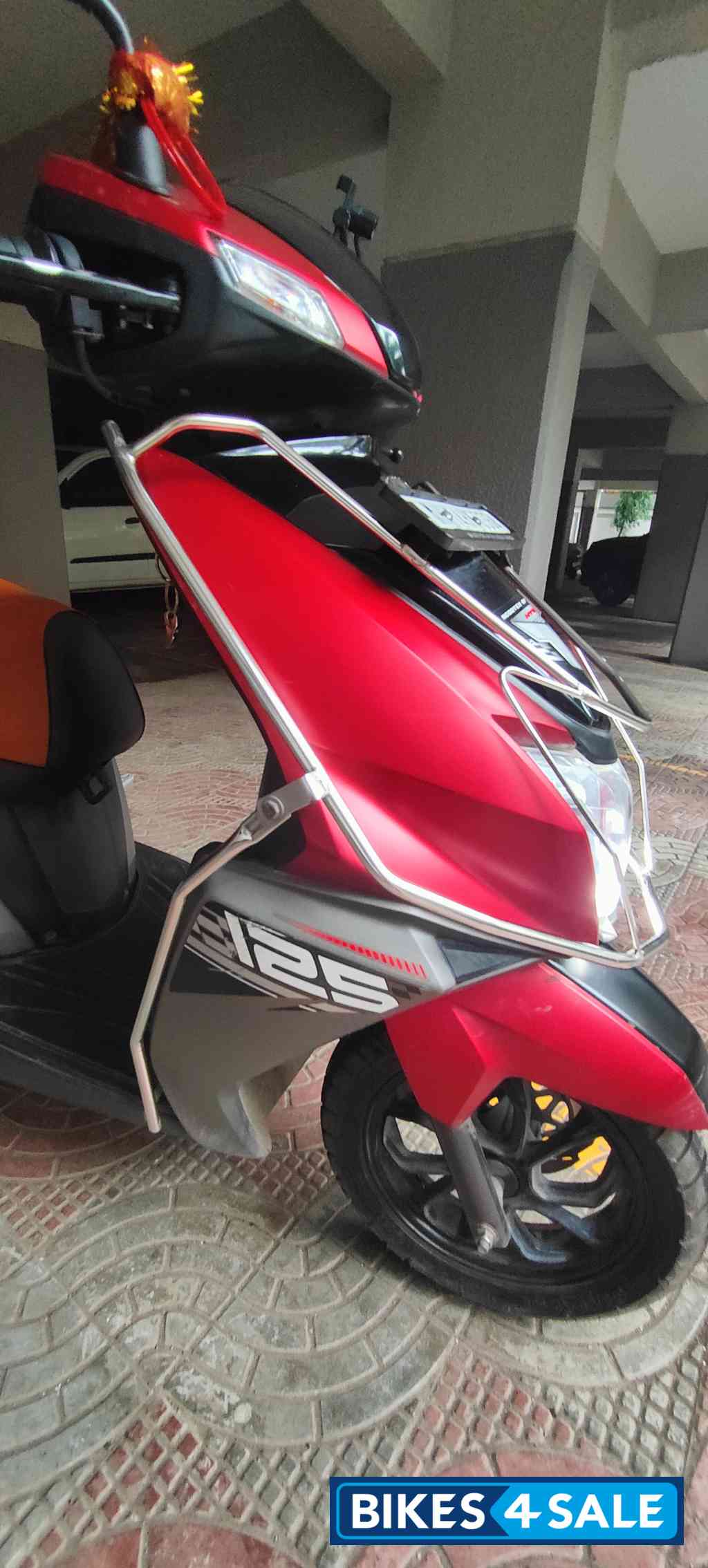 Matte Red TVS NTORQ 125