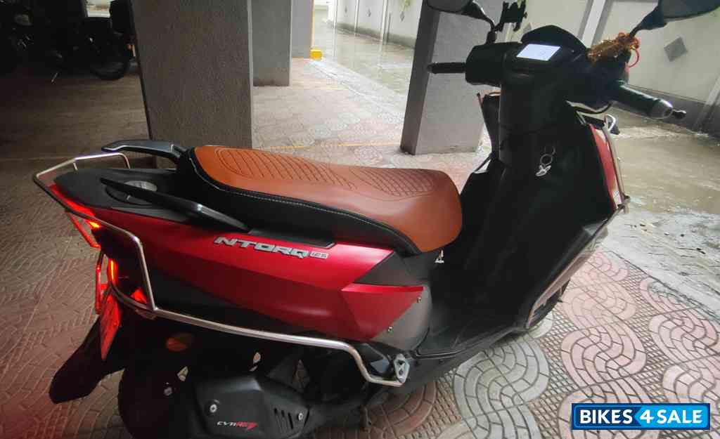 Matte Red TVS NTORQ 125