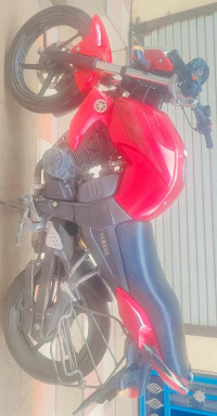 Red Yamaha FZ-S FI V2