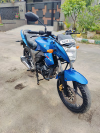 Blue Suzuki Gixxer 150