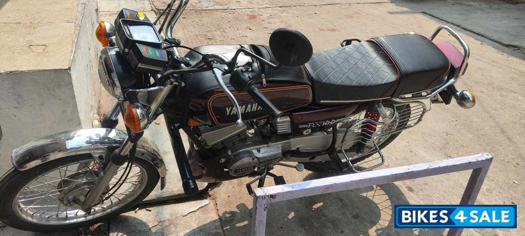 Maroon Yamaha RX 100
