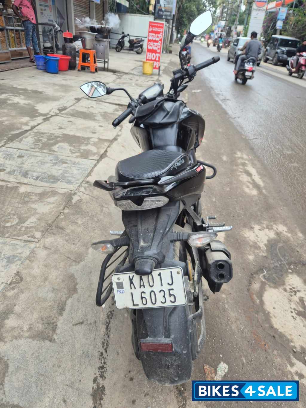 Black TVS Apache RTR 200 4V ABS