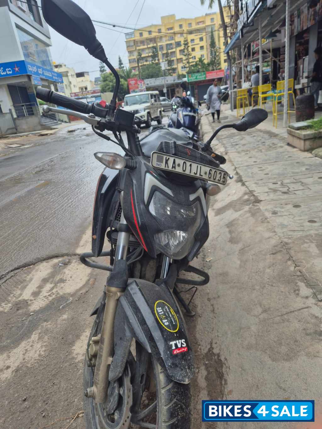 Black TVS Apache RTR 200 4V ABS