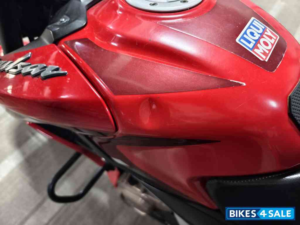 Red Bajaj Pulsar N250 Dual Channel ABS