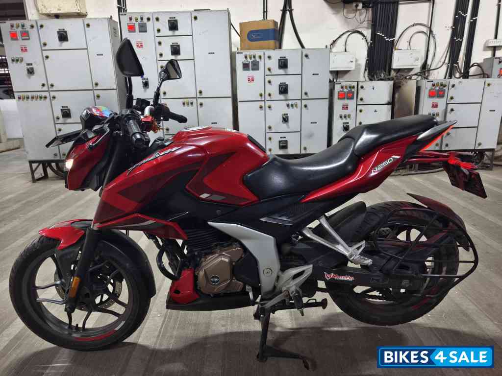 Red Bajaj Pulsar N250 Dual Channel ABS