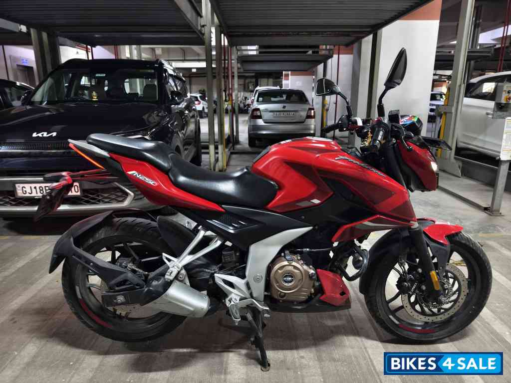 Red Bajaj Pulsar N250 Dual Channel ABS