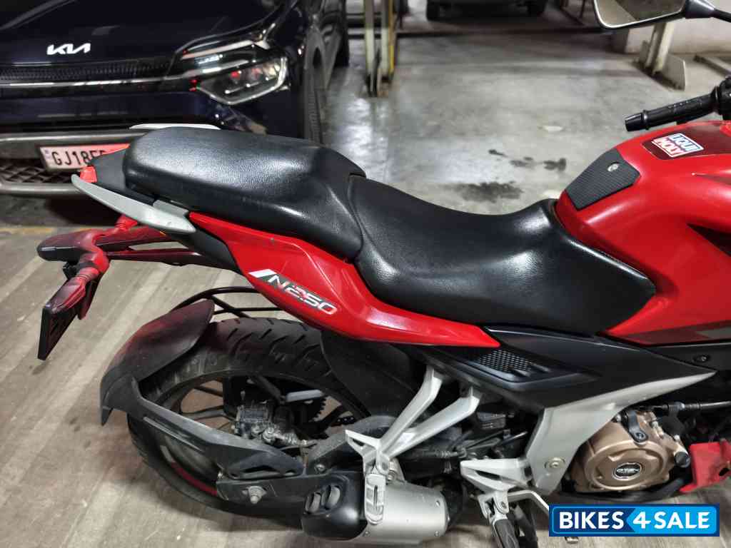 Red Bajaj Pulsar N250 Dual Channel ABS