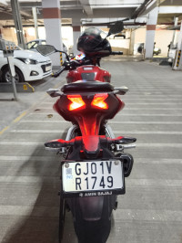 Red Bajaj Pulsar N250 Dual Channel ABS