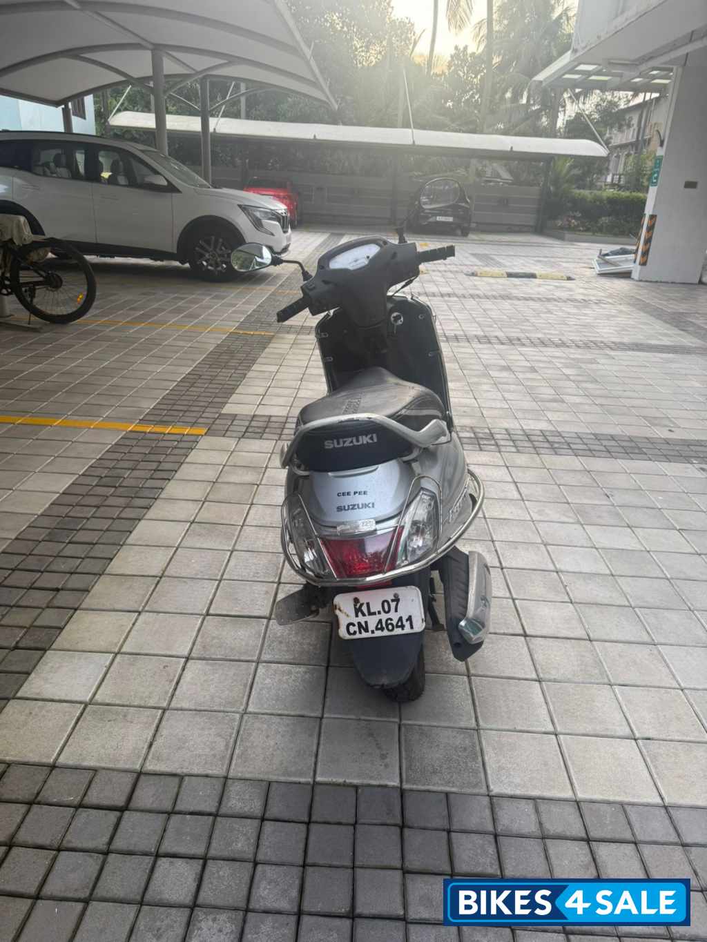 Silver Suzuki Access 125