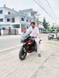 Black And Red Bajaj Pulsar 220F BS6