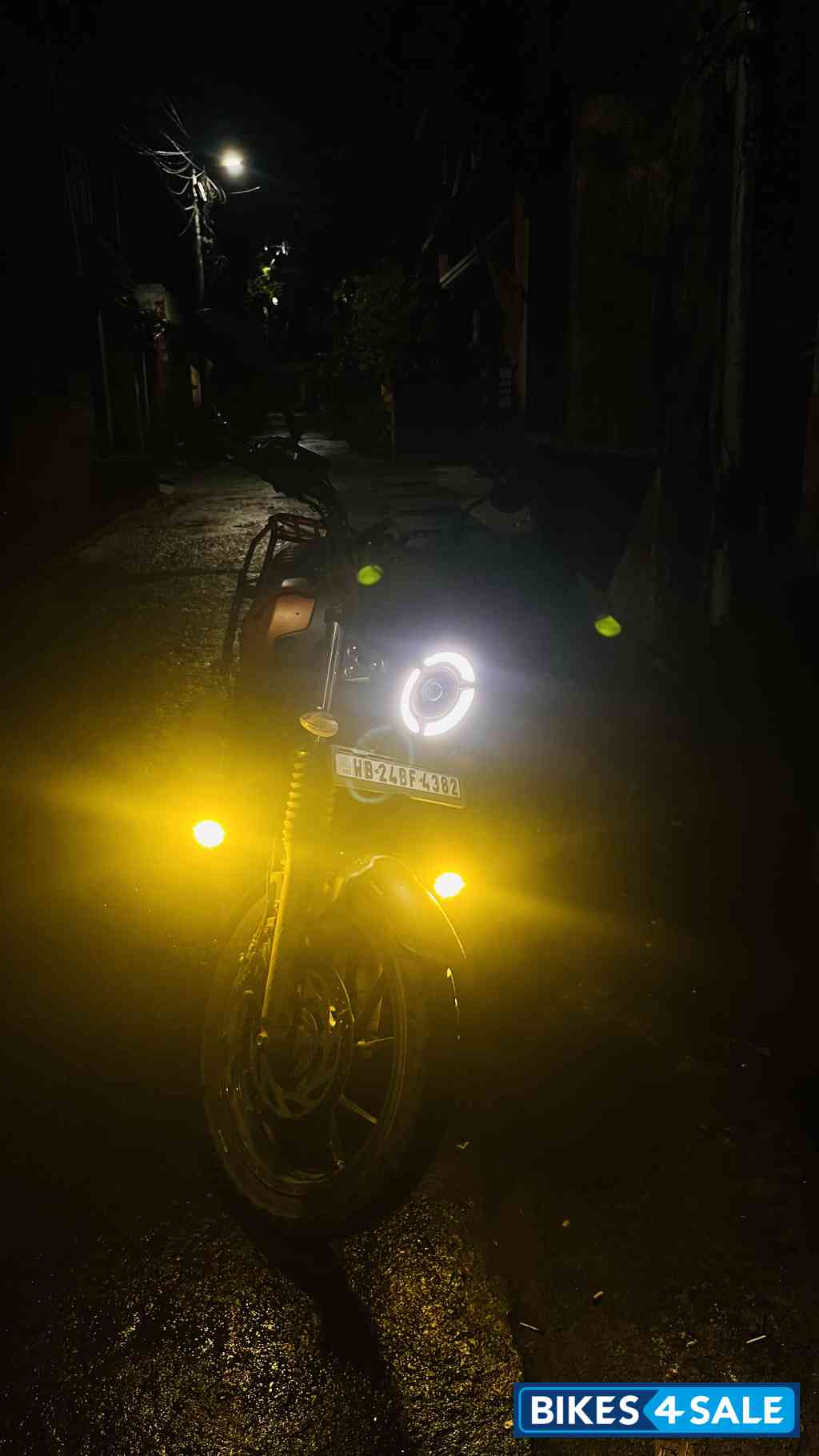 Matt Dull Orange And Black Yamaha FZ-X