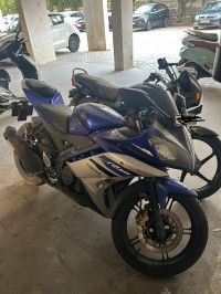 Blue Yamaha YZF R15 V2