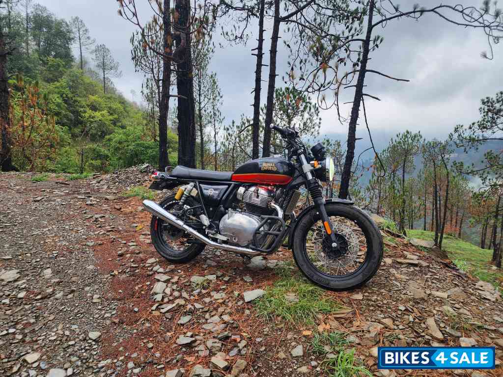 Black And Red Royal Enfield Interceptor 650 Twin