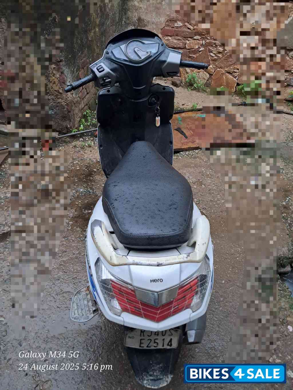 White Hero Maestro Edge 110 BS6