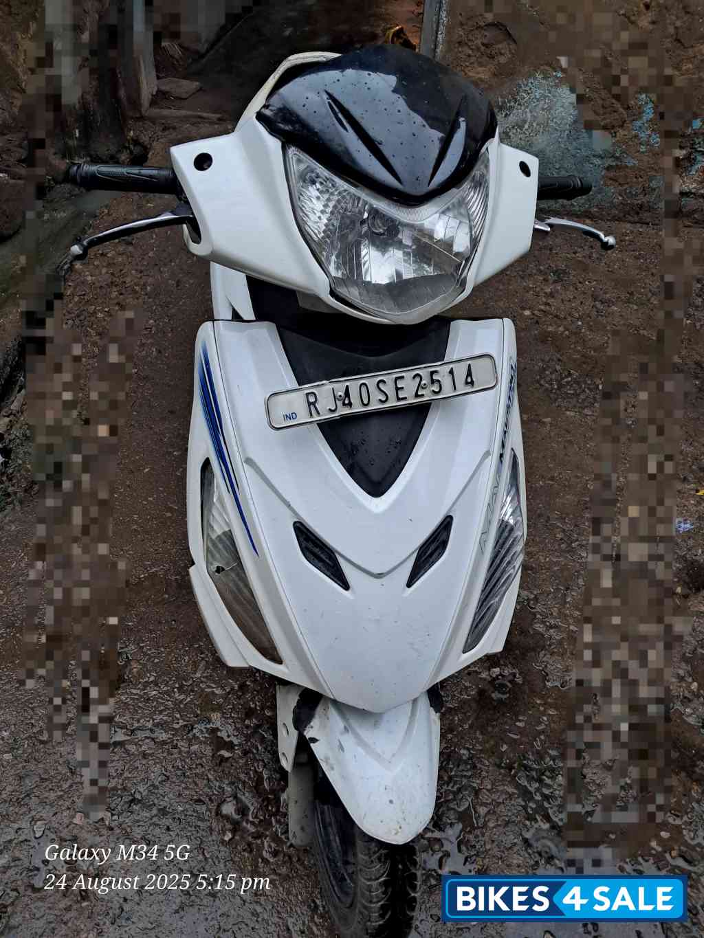 White Hero Maestro Edge 110 BS6