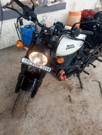 Depar White Royal Enfield Hunter 350 Retro