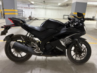 Black Yamaha YZF R15 V3 BS6
