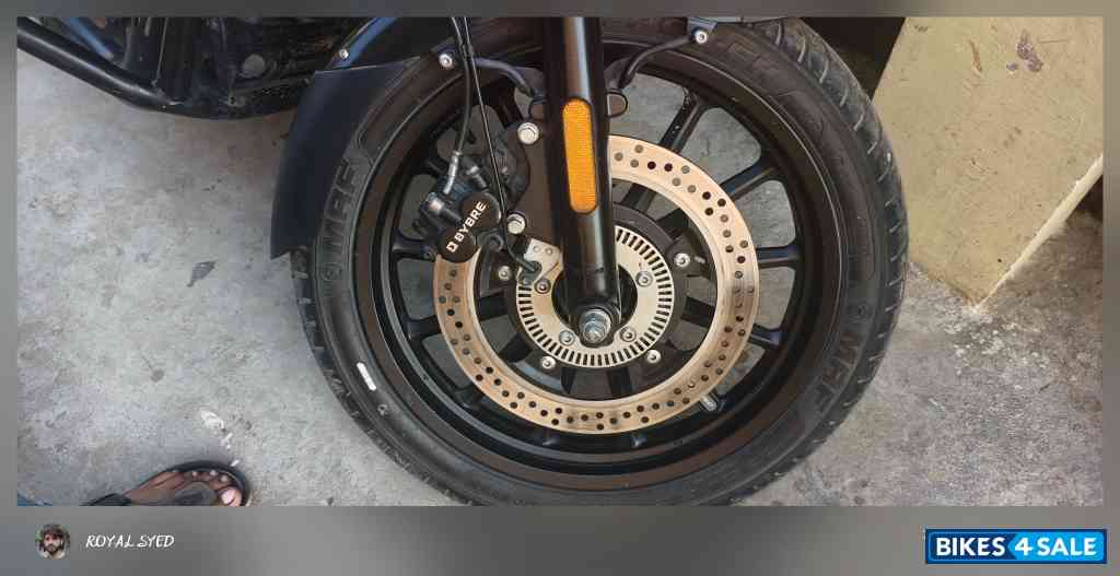 Smoke Grey Yezdi Roadster Dark