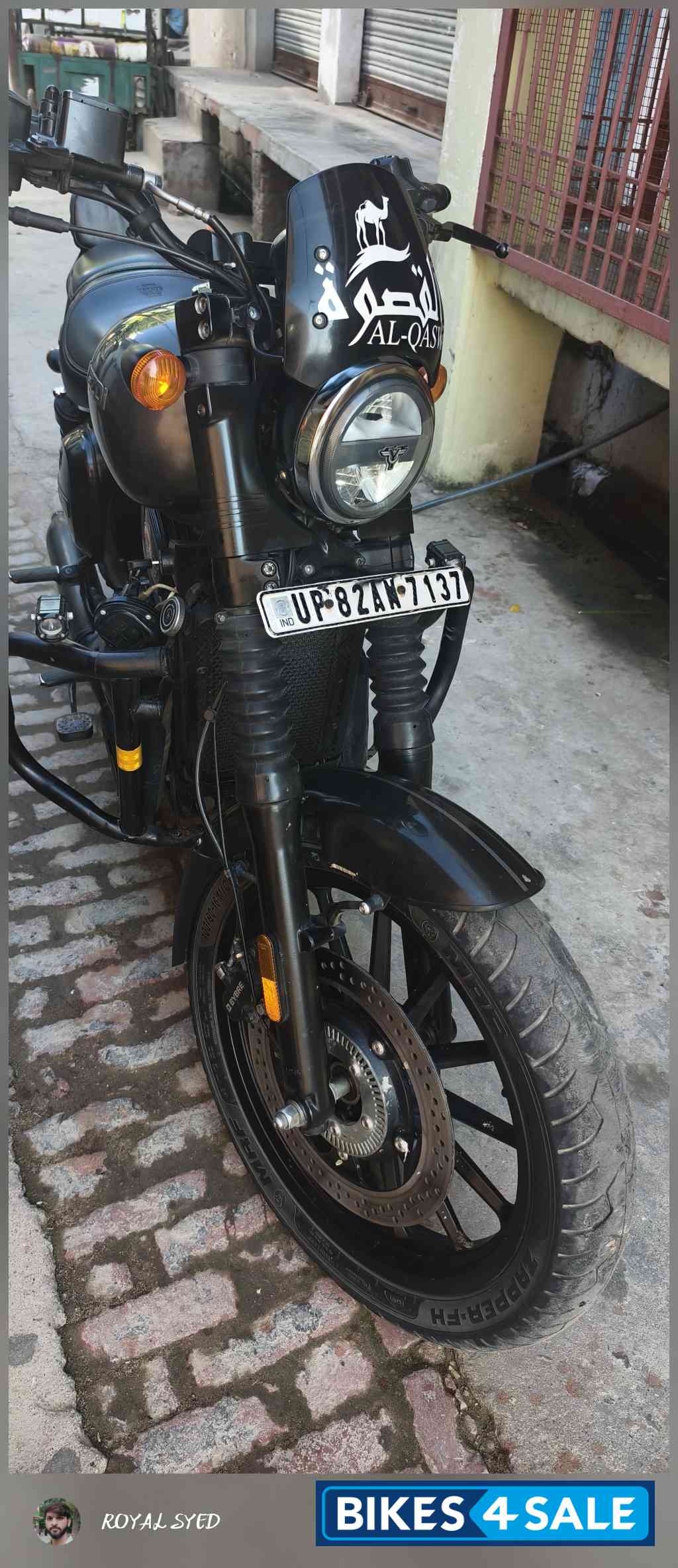 Smoke Grey Yezdi Roadster Dark