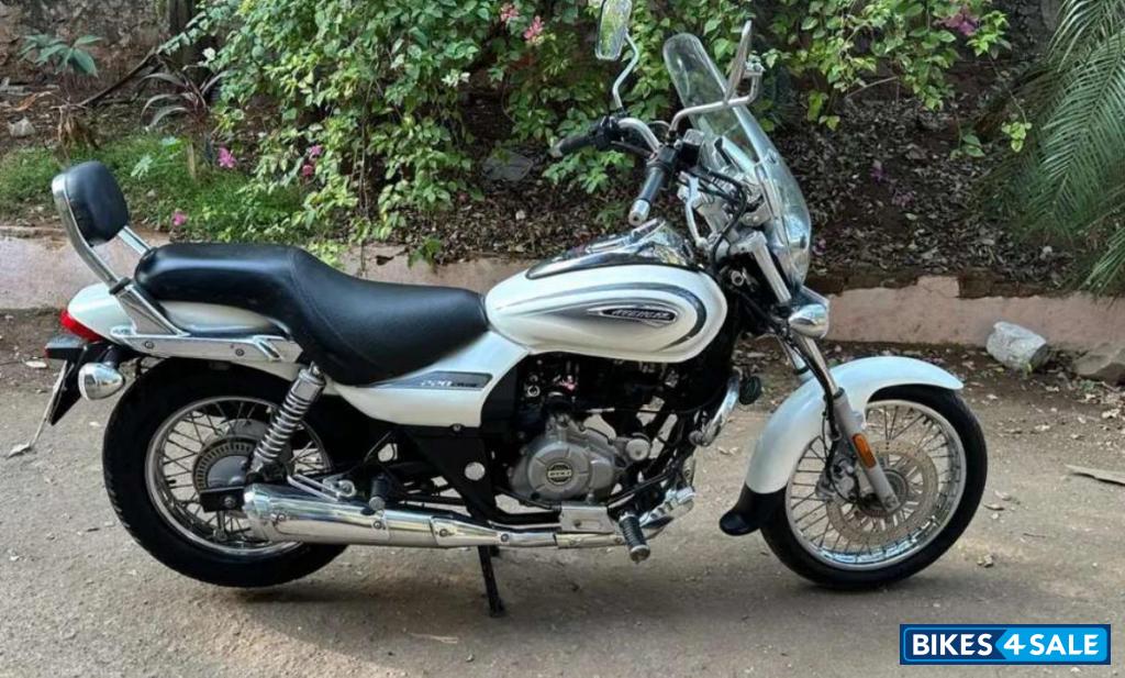 White Bajaj Avenger Cruise 220 BS6