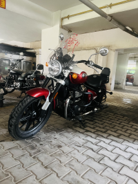 Celestial Red Royal Enfield Super Meteor 650