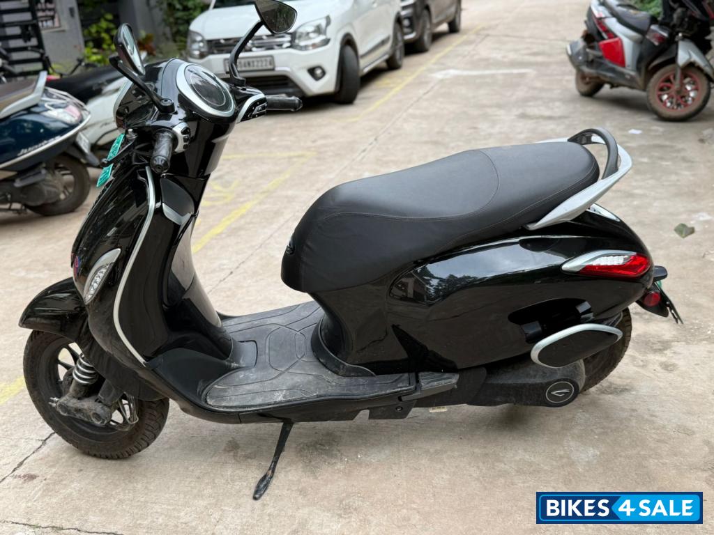 Black Bajaj Chetak Electric