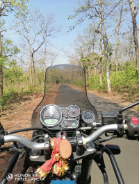 White Blue Royal Enfield Himalayan