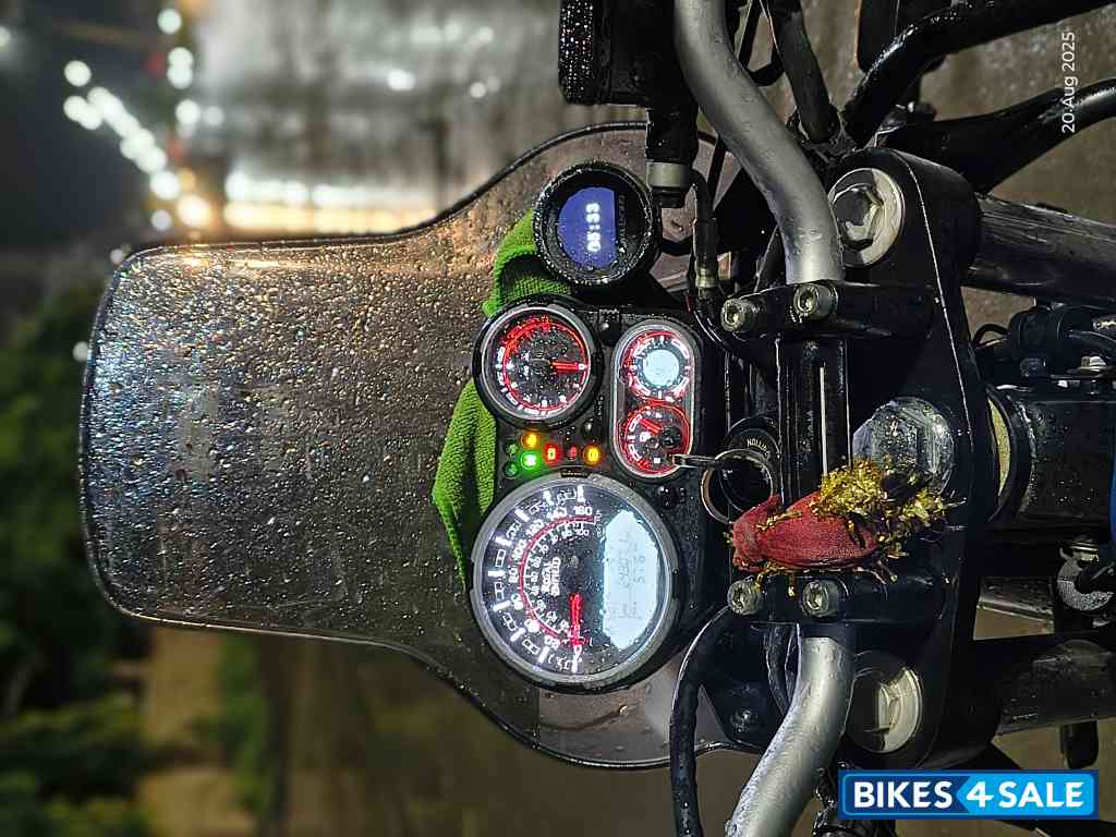 White Blue Royal Enfield Himalayan