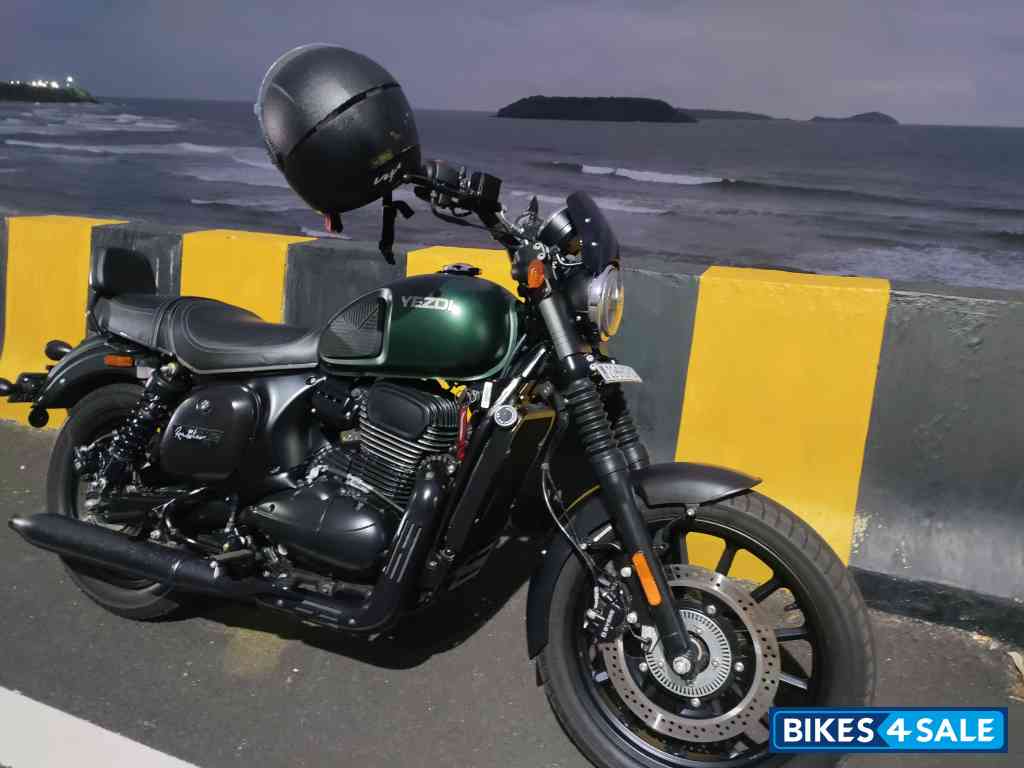 Dark Green Yezdi Roadster Dark