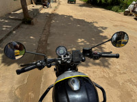 Black Royal Enfield Hunter 350 Metro