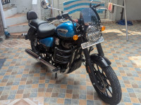 Blue Royal Enfield Meteor 350 Supernova