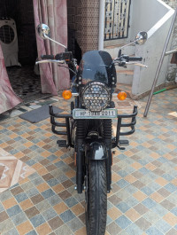 Blue Royal Enfield Meteor 350 Supernova