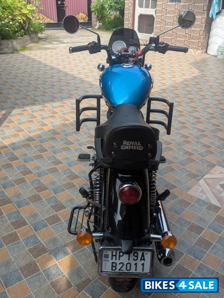 Blue Royal Enfield Meteor 350 Supernova