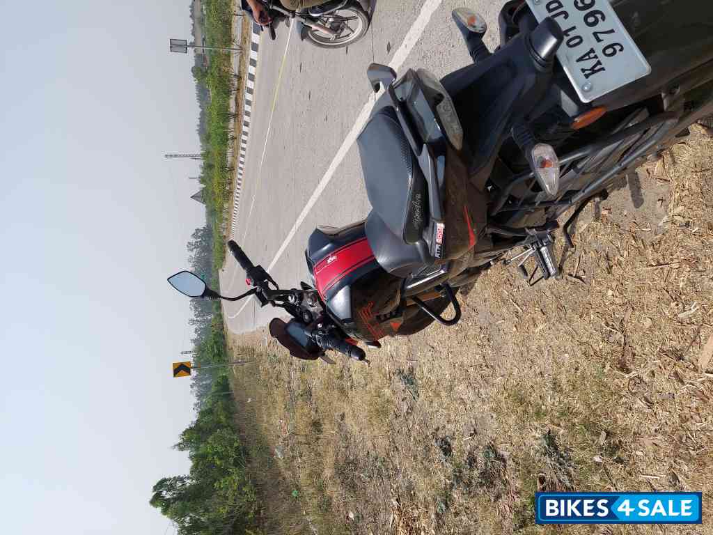 Black And Red TVS Apache RTR 200 4V