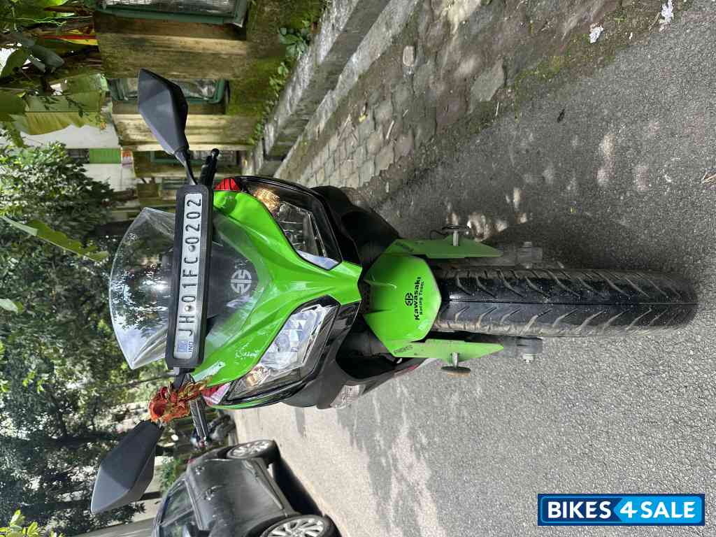 Candy Lime Green Kawasaki Ninja 300 BS6 2023