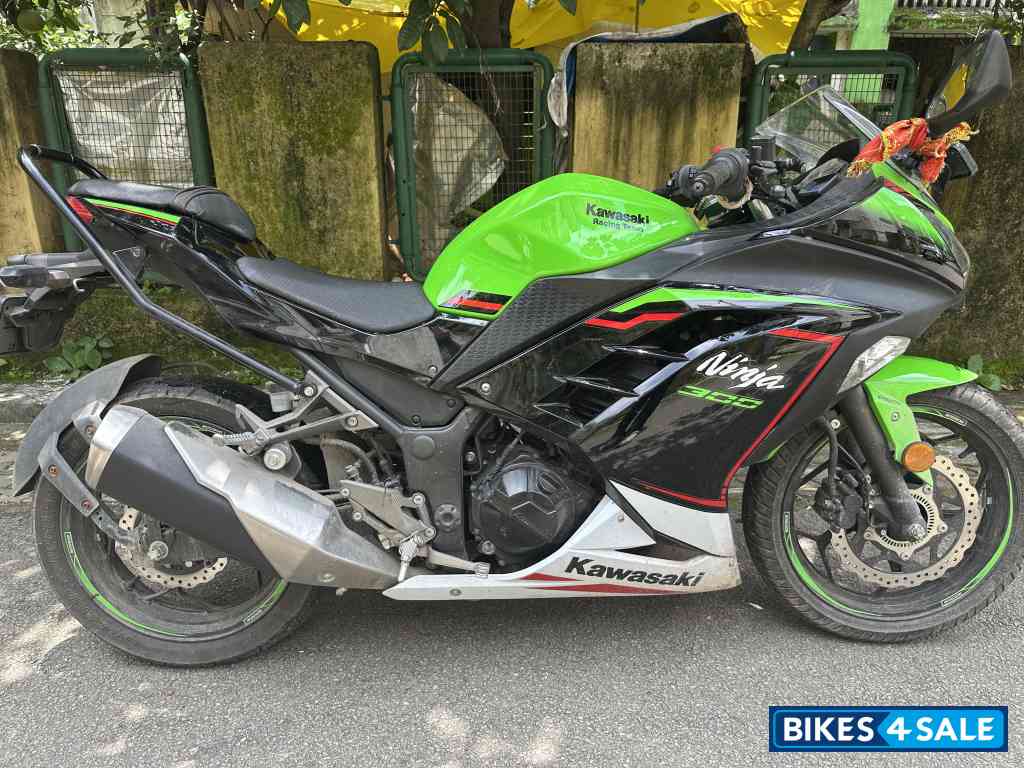 Candy Lime Green Kawasaki Ninja 300 BS6 2023