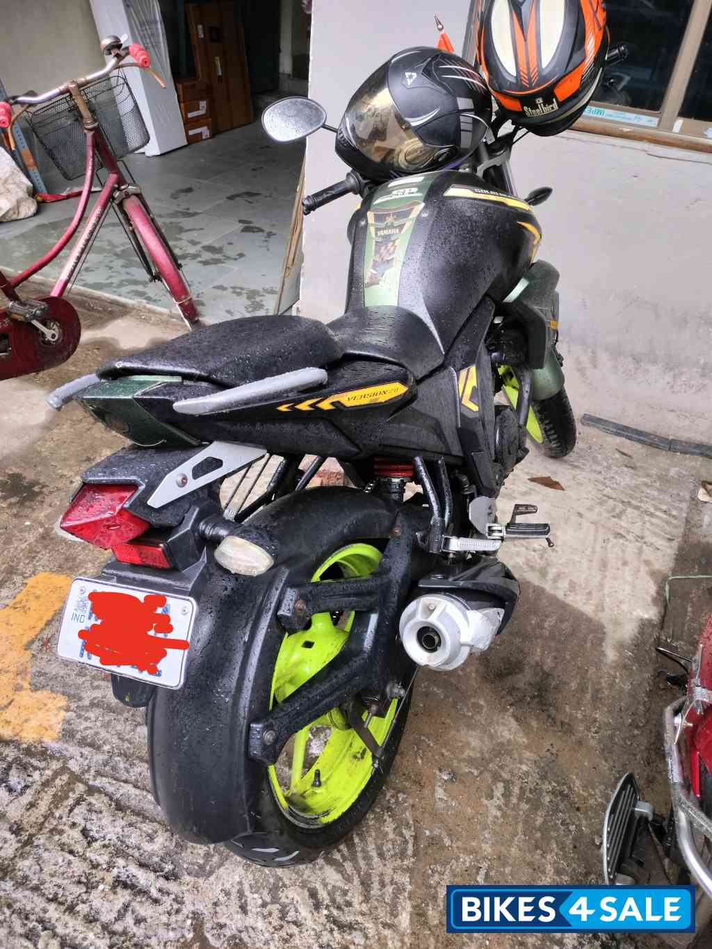 Army Green Yamaha FZ-S FI V2