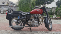 Red And Black Royal Enfield Bullet Standard 350