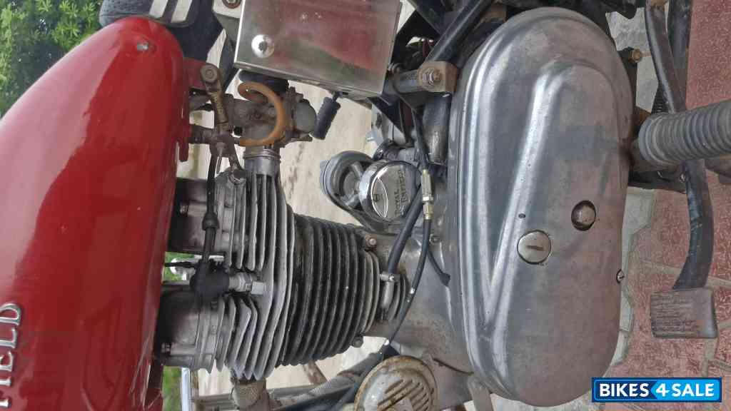 Red And Black Royal Enfield Bullet Standard 350