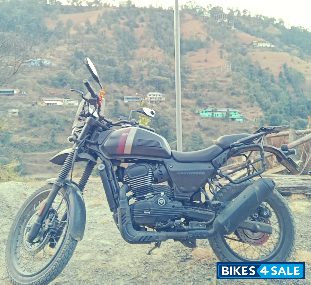 Black Yezdi Adventure Matte